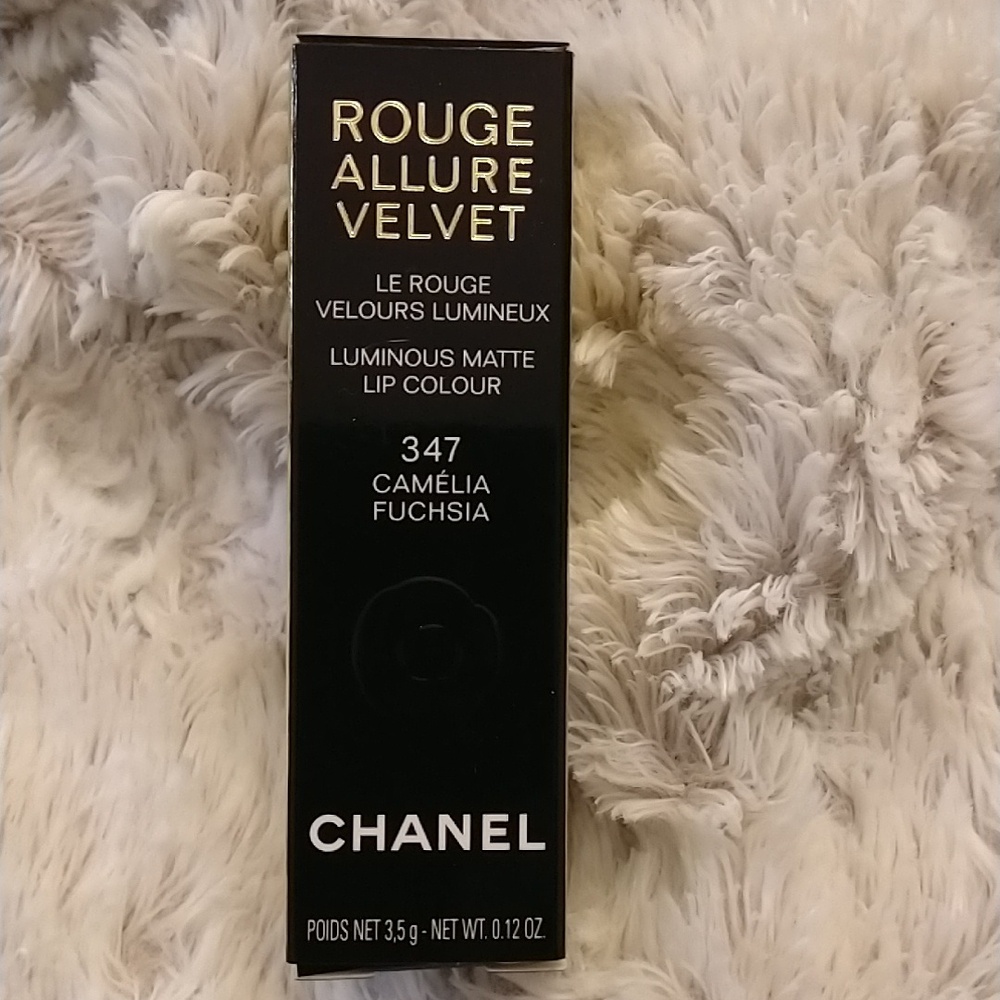 Chanel LE Rouge Allure Velvet Luminous Lip Colour: 347 Camelia Fuchsia ✨NIB✨